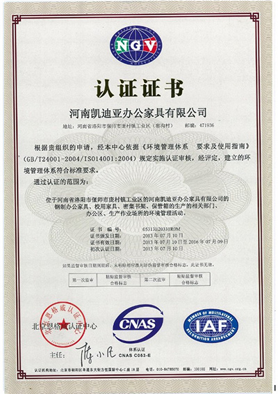 国际环境管理体系认证